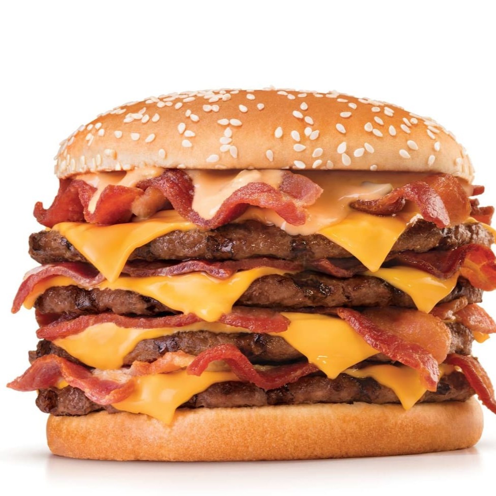 Pão Tostado,Quatro Carnes ,Queijo e Bacon