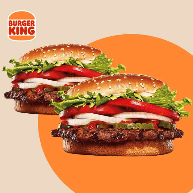 King Antojo: 2 WHOPPER® Clásicas
