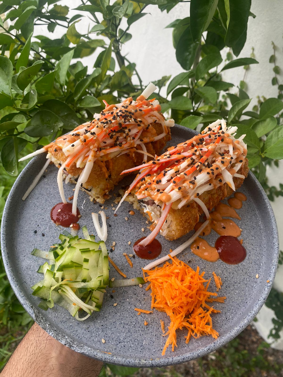 Surimi roll