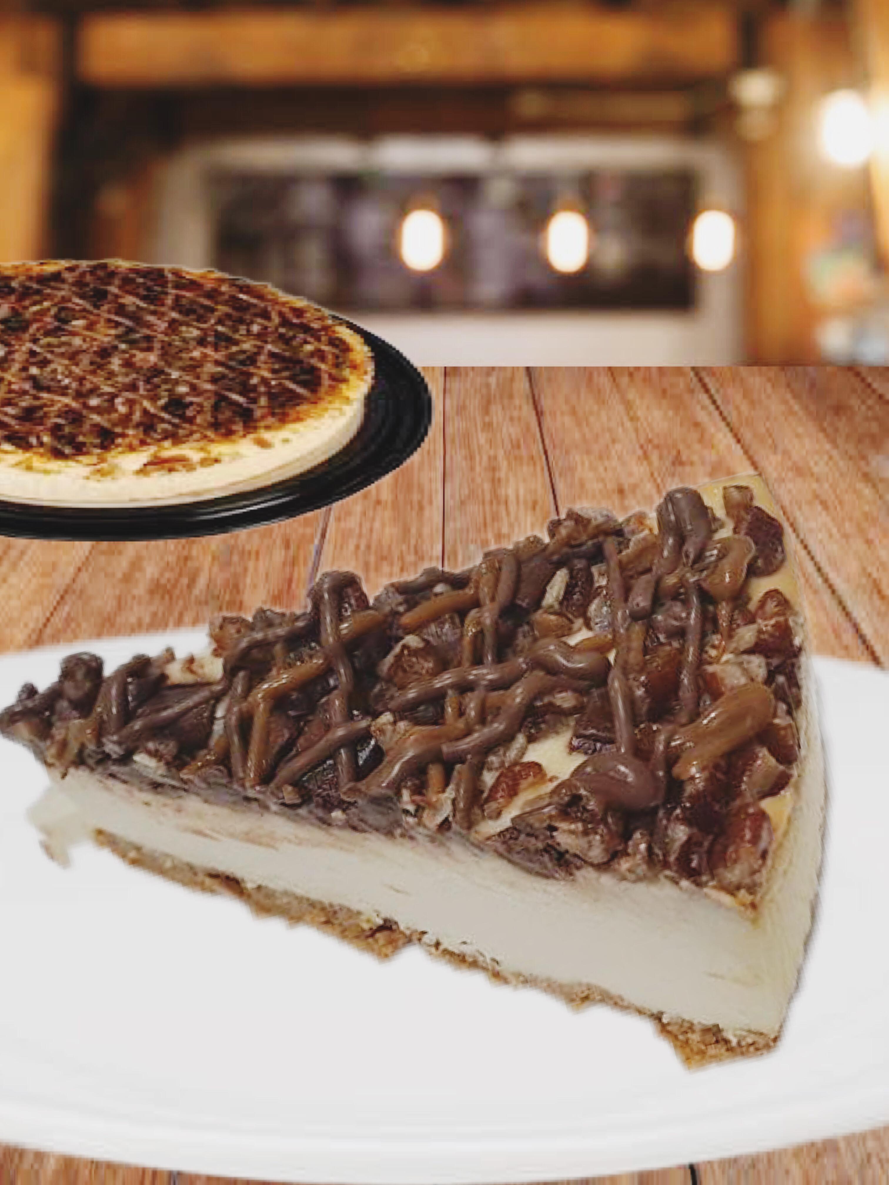 Rebanada Cheesecake de Chispas de Chocolate y Nuez