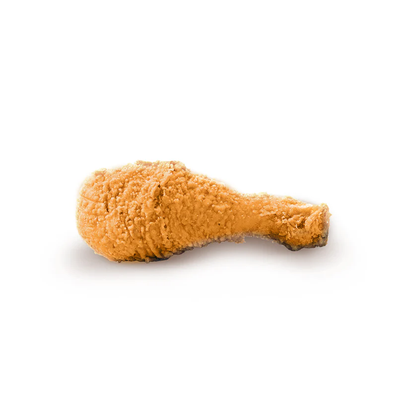 Muslo de pollo apanado
