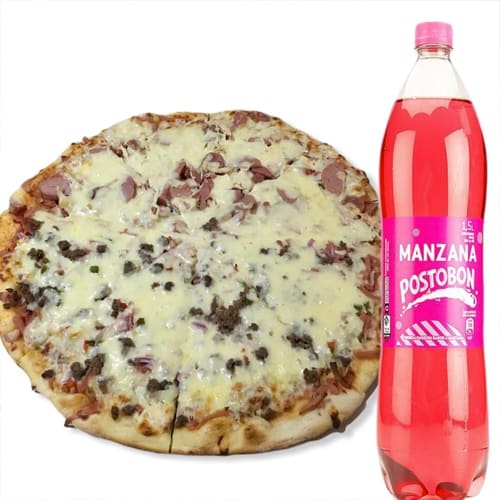 Combo-Ideal🙋‍♂️- Jamón y Queso 6P + Gaseosa 1L