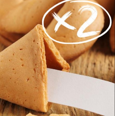 Por 2 Galletas de la Suerte