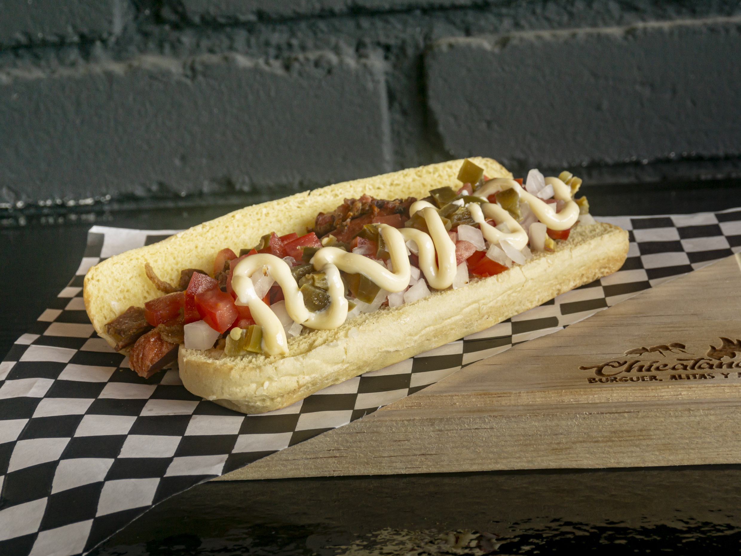 Hot Dog con Tocino