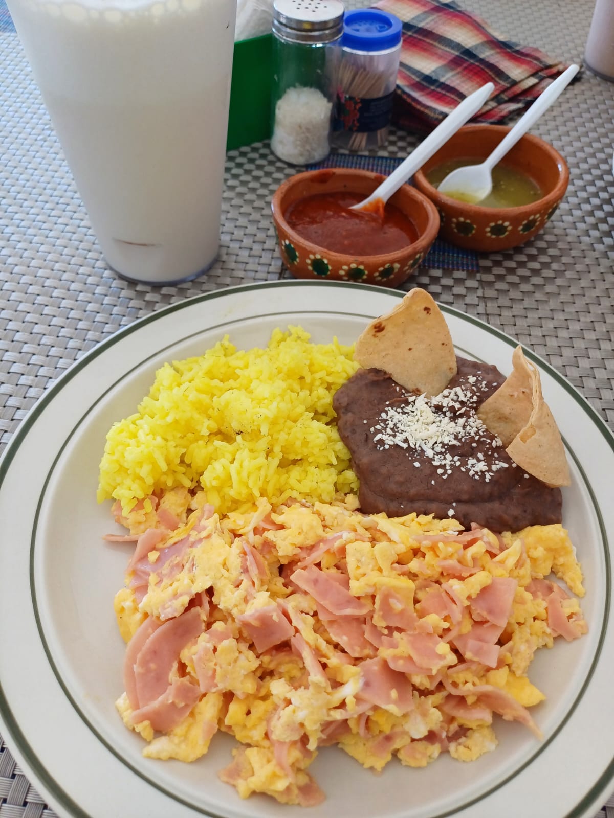 Huevos revueltos con Jamón