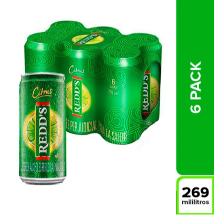 Six Pack Redd's 269 ml
