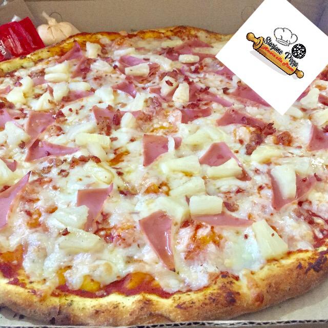 Pizza Hawaiana Grande + Pizza peperoni grande