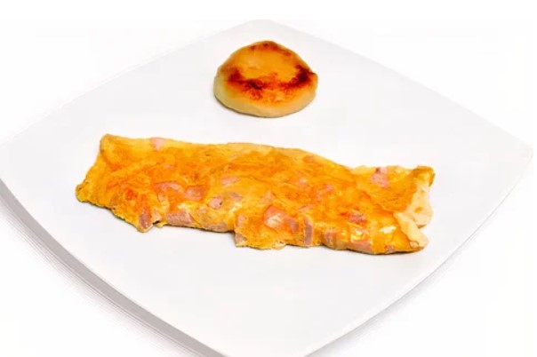Desayuno Omelette Hawaiano