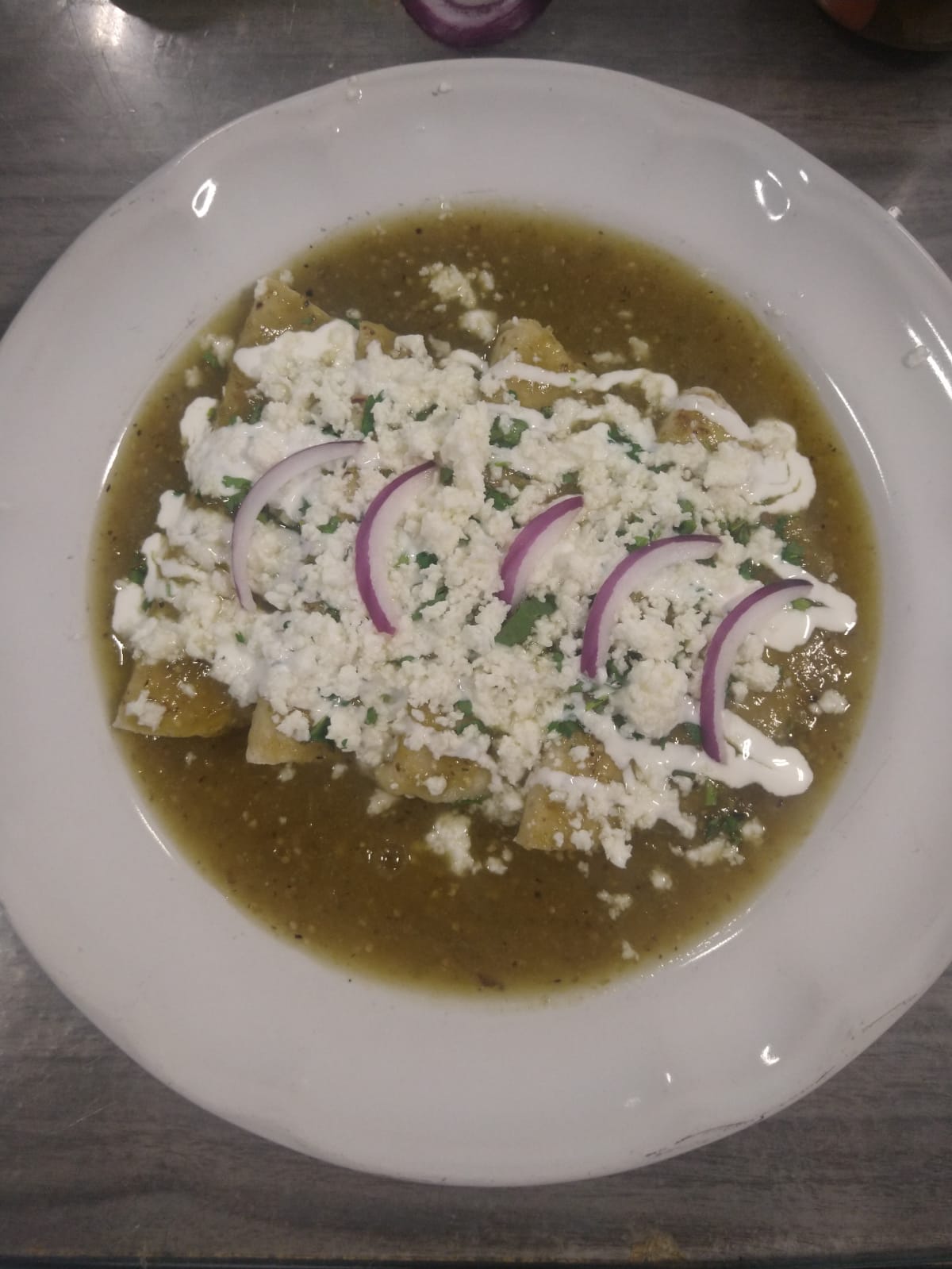 Enchiladas Verdes