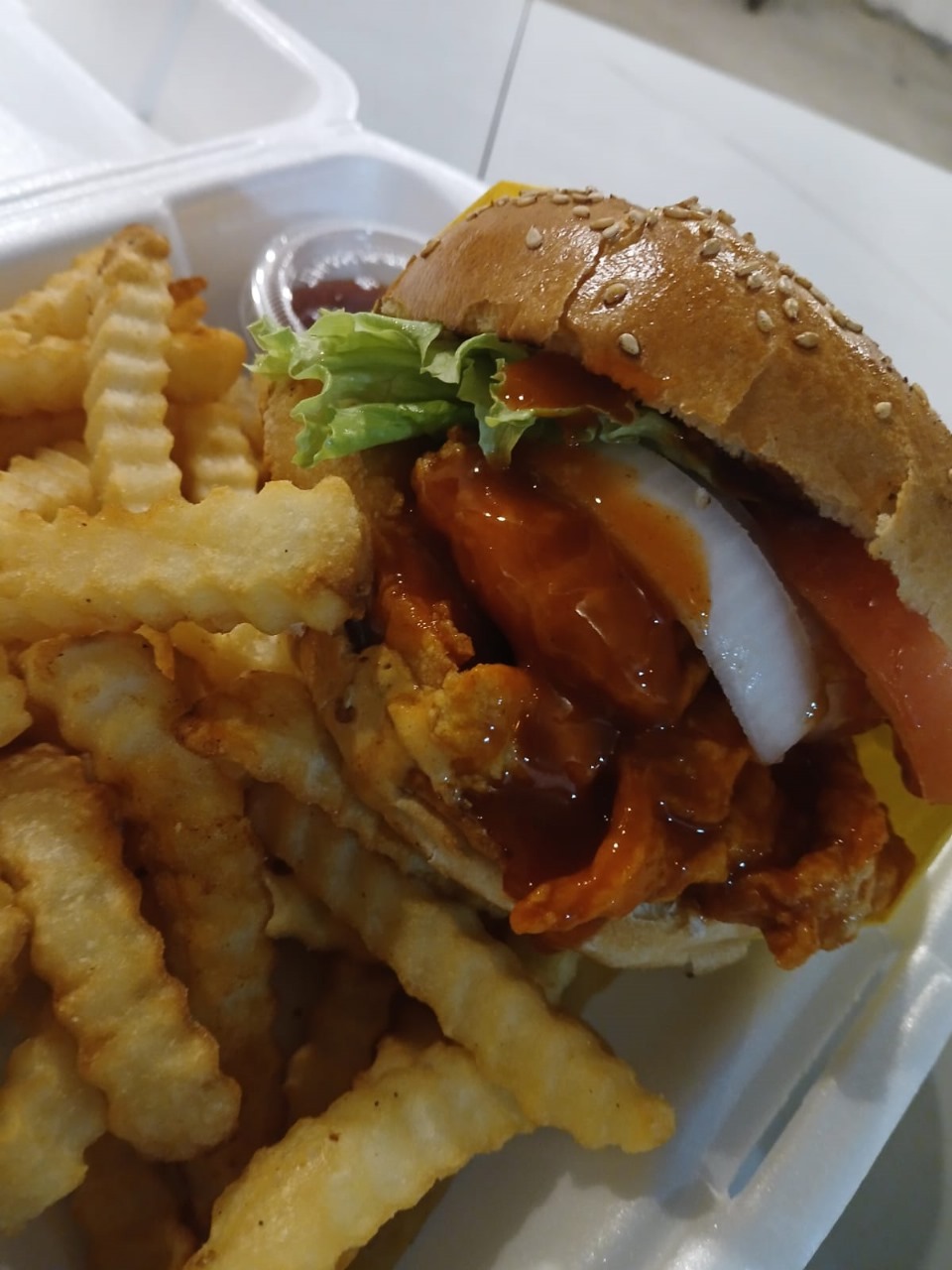 Chicken Tender Burger