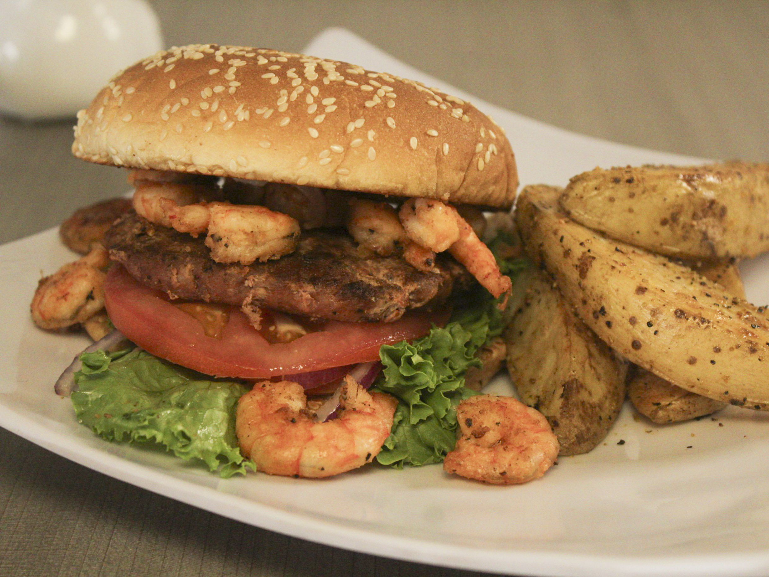 Hamburguesa Mar y Tierra