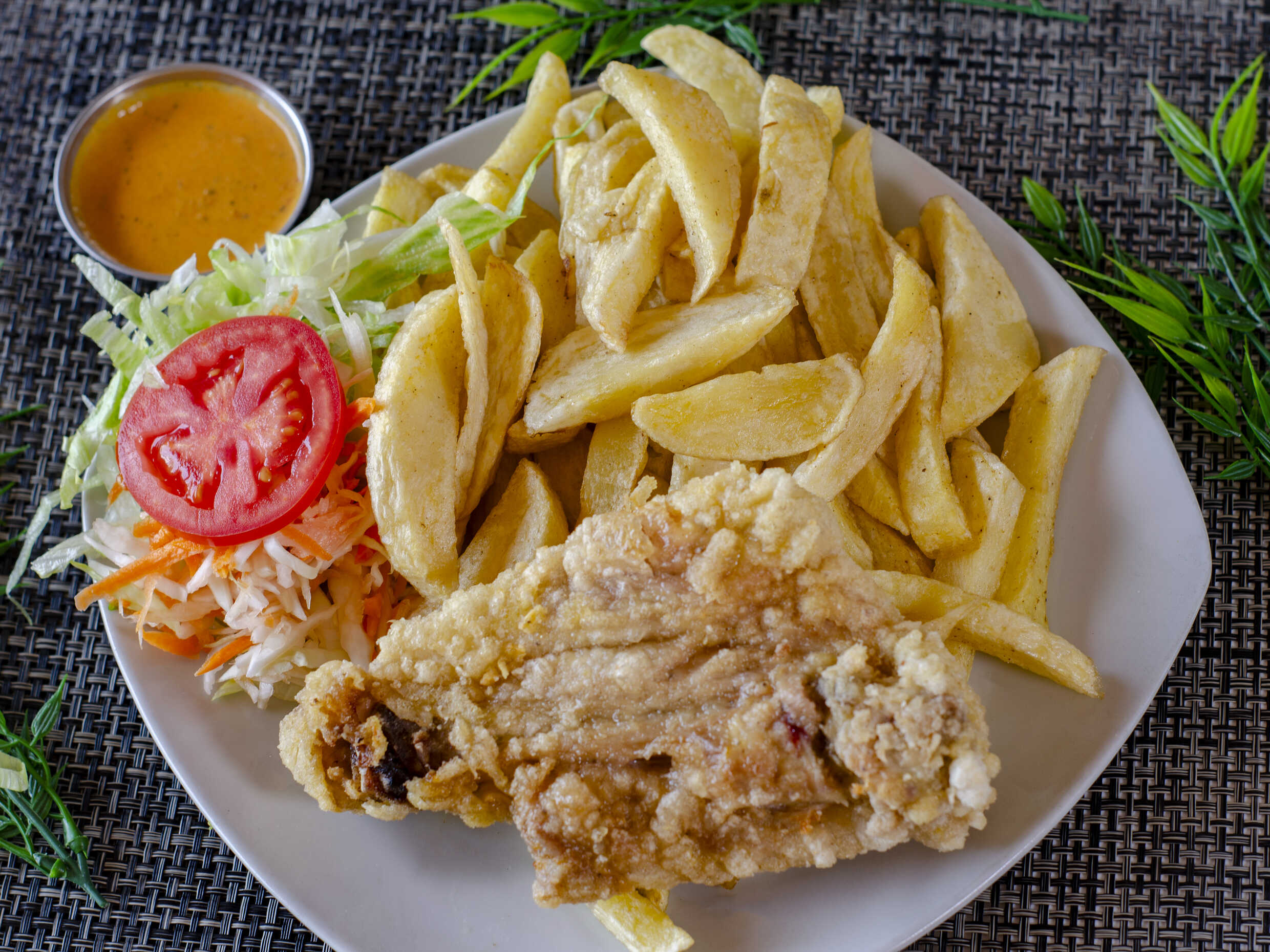 Pierna Broaster + Bebida