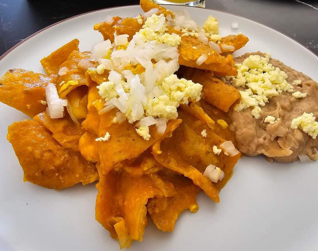 Chilaquiles rojos