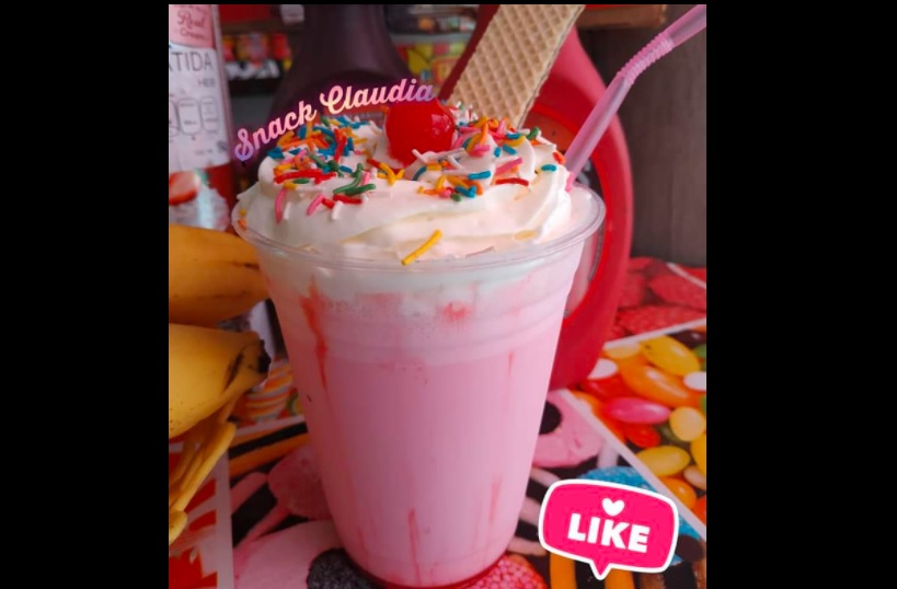 Malteada de Fresa