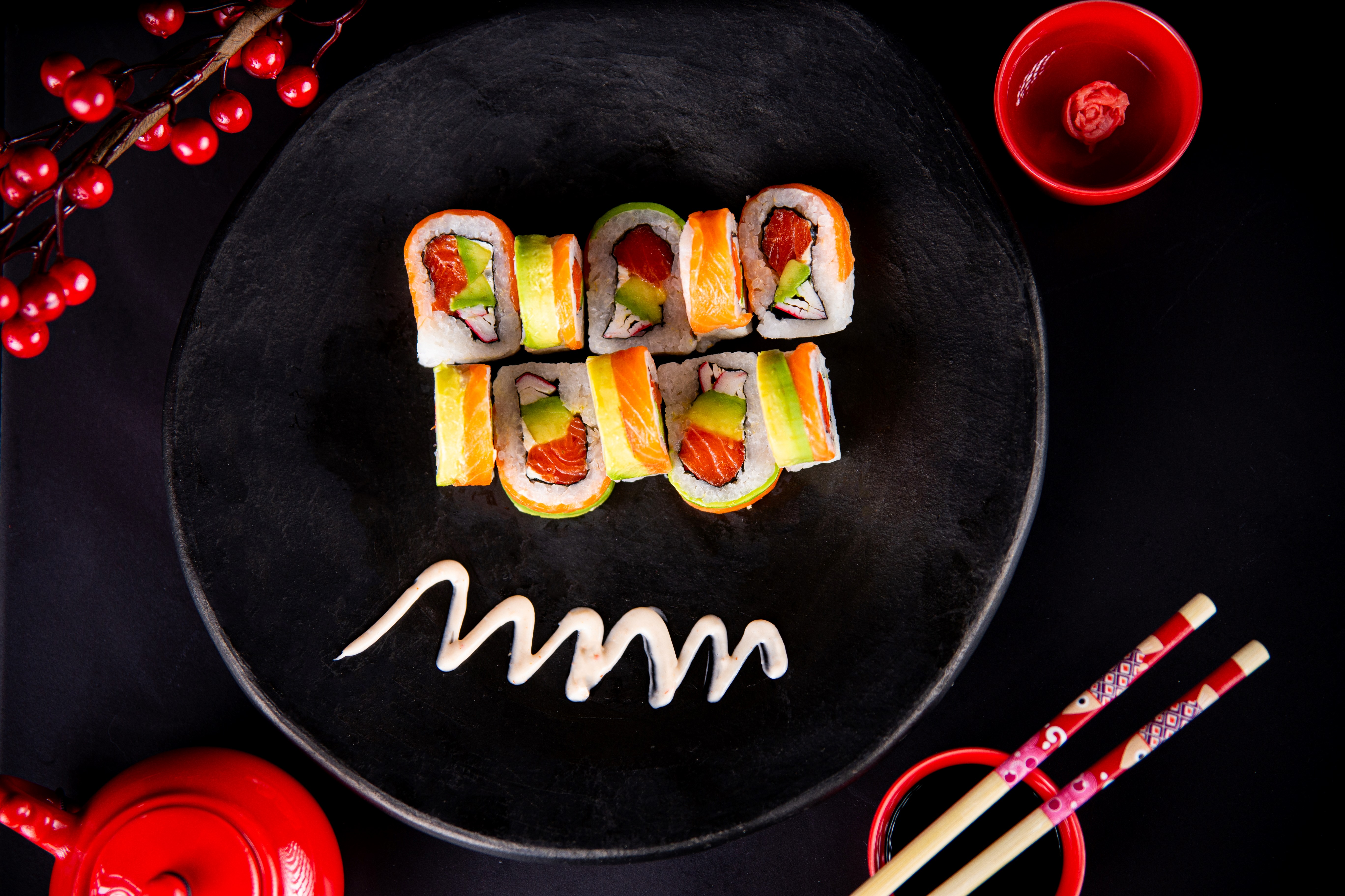 Combo Sushi 12 por 12 + Palmito Tempura