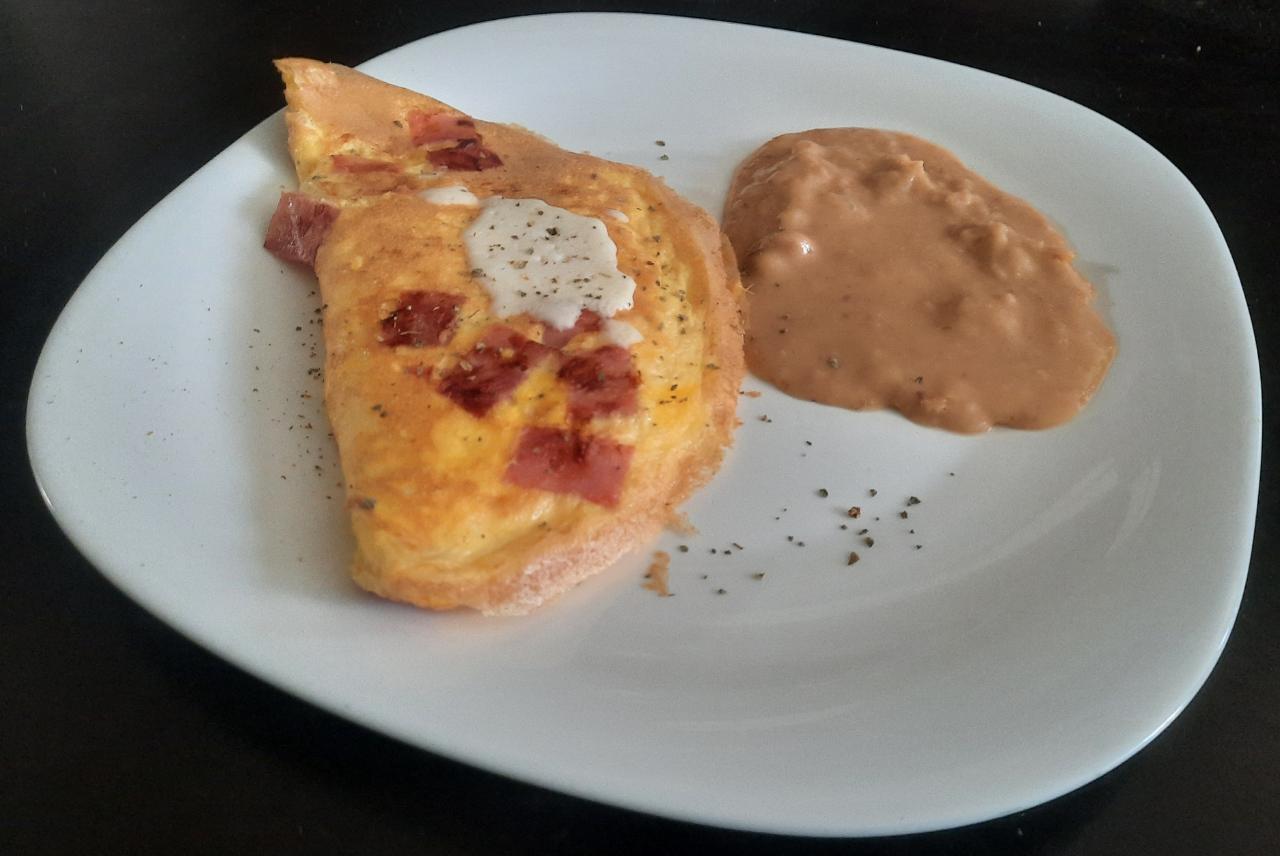 Omelette con Base de Queso