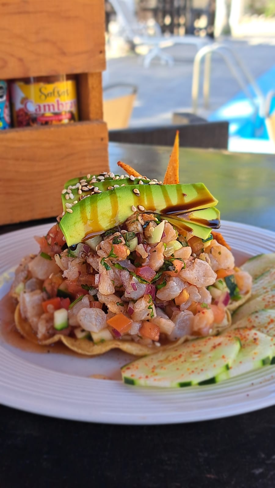 Tostada de Pescado