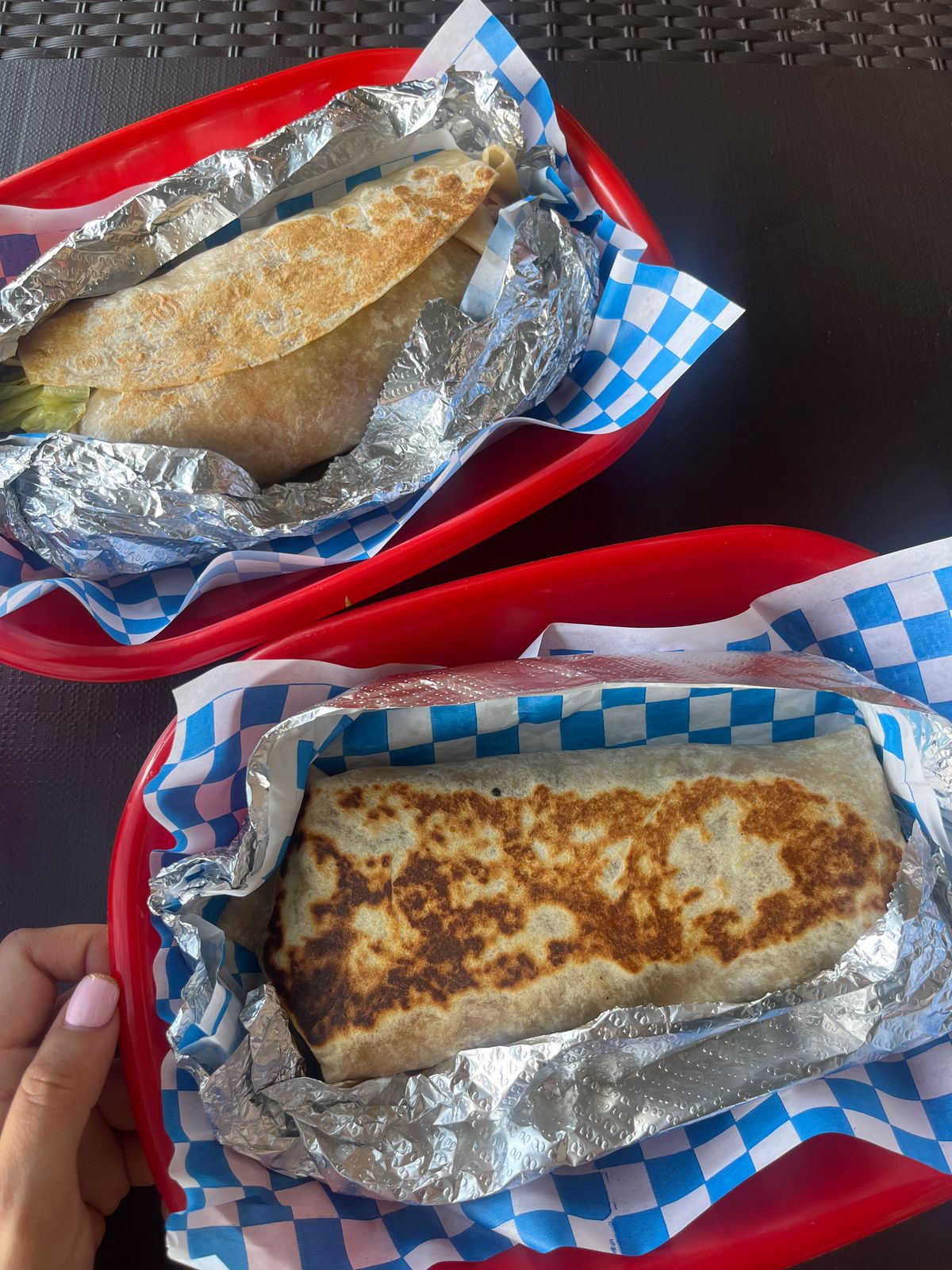 Burrito de Chorizo con Papas