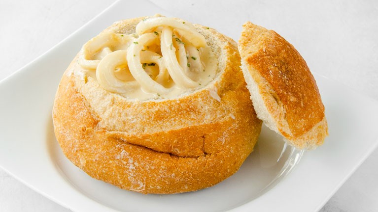 Panne Cook Calamares al Ajillo