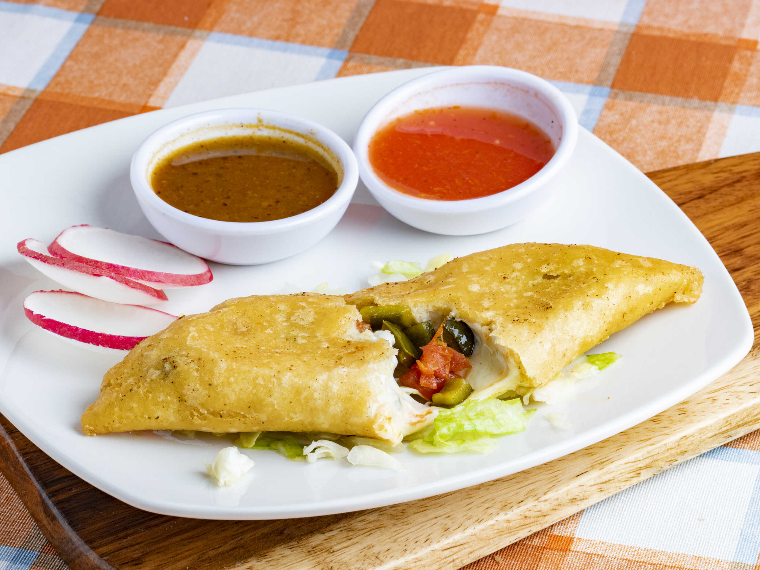 Quesadilla con Rajas