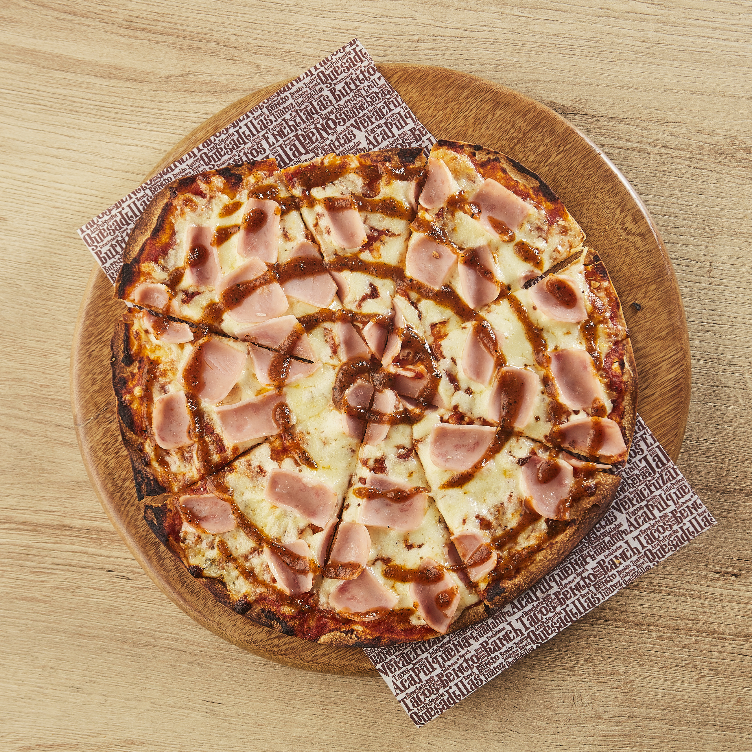 Pizza Jamón y Queso