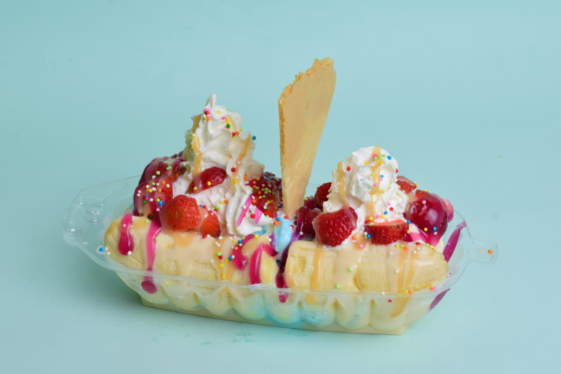 Banana Split Sencilla