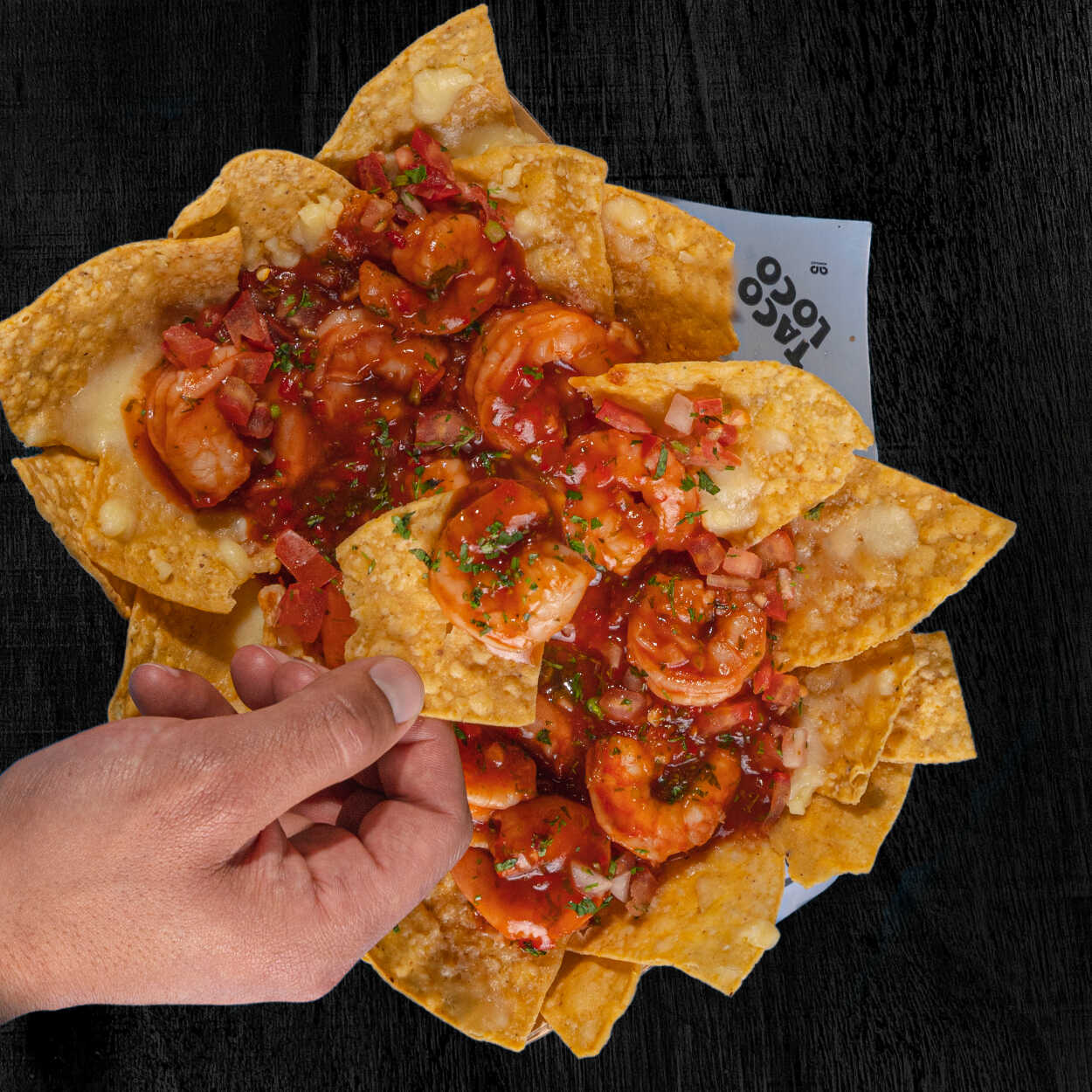 Super Nachos de Camarón