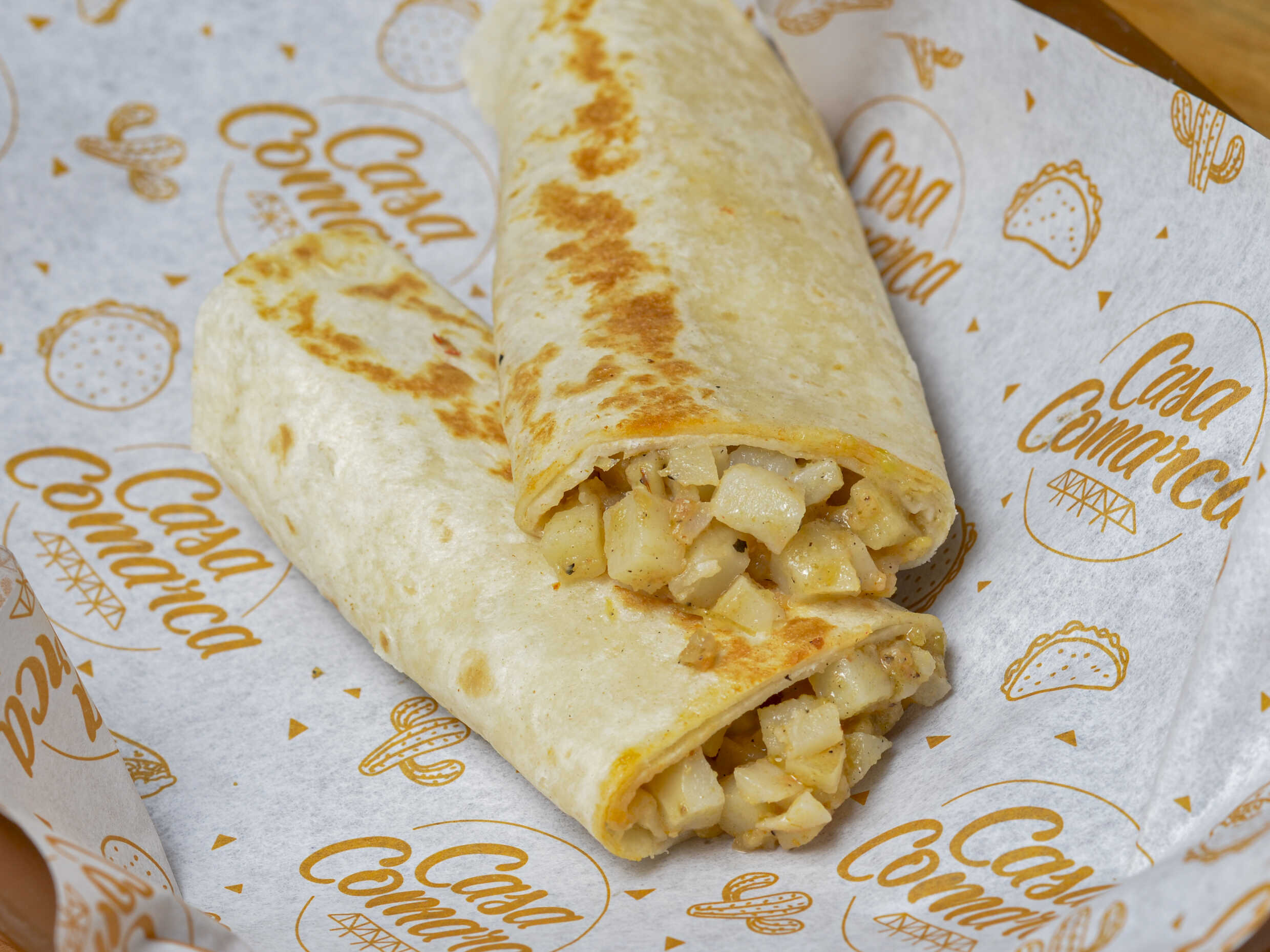 Burrito de Papas Verdes