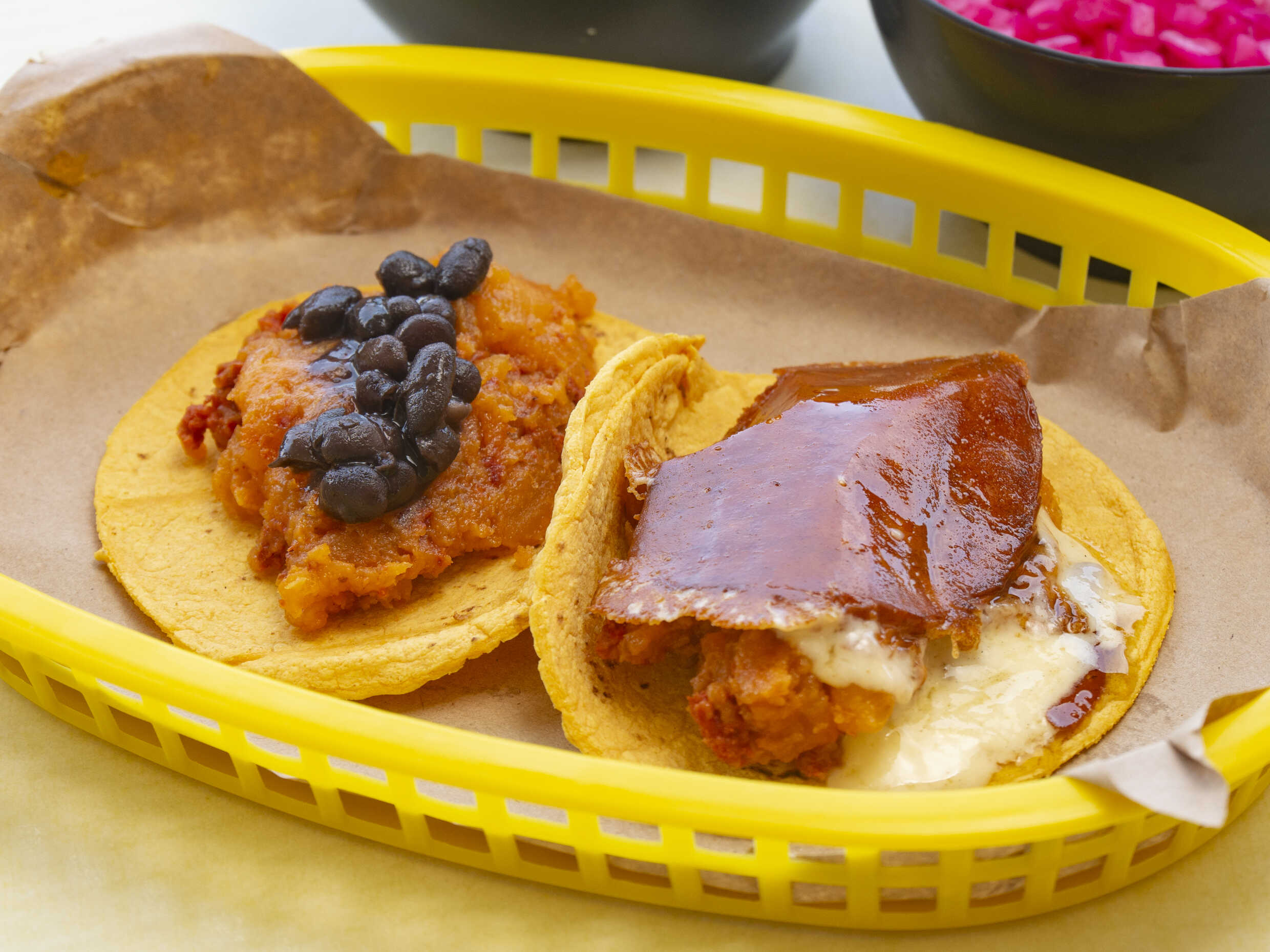 TACO DE PAPA CON CHORIZO