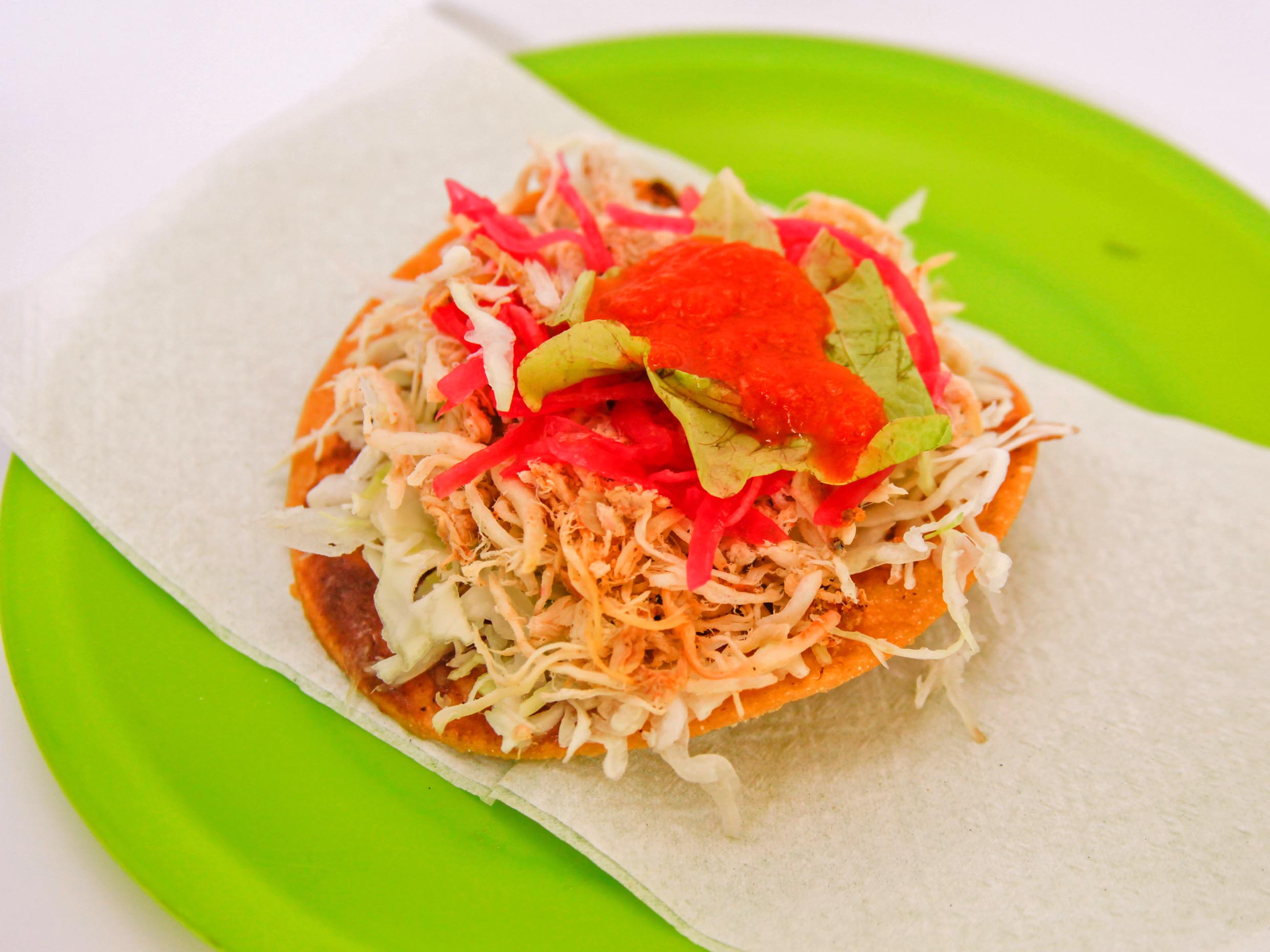 Tostadas de Pollo