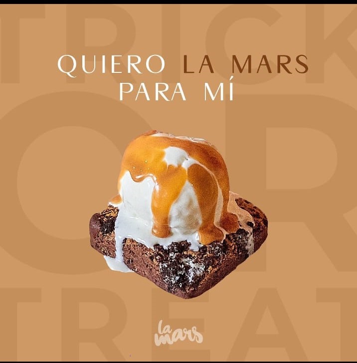 oreo brownie con helado