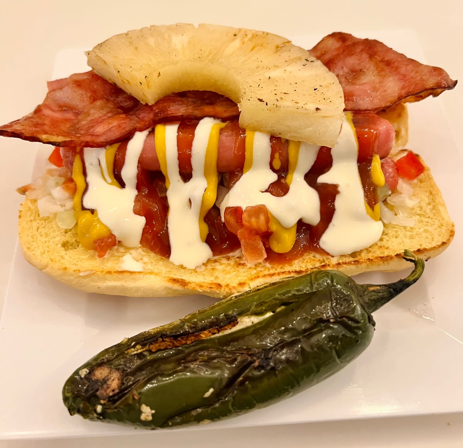 Hot Dog Hawaiano