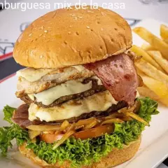 Combo Chedar Burguer Media Libra