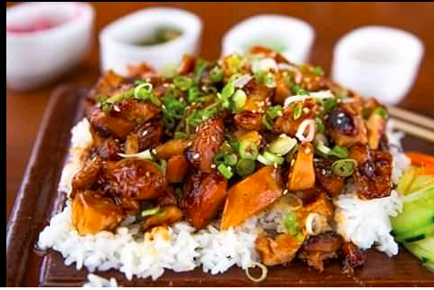 Bowl Teriyaki Mixto + Fresca