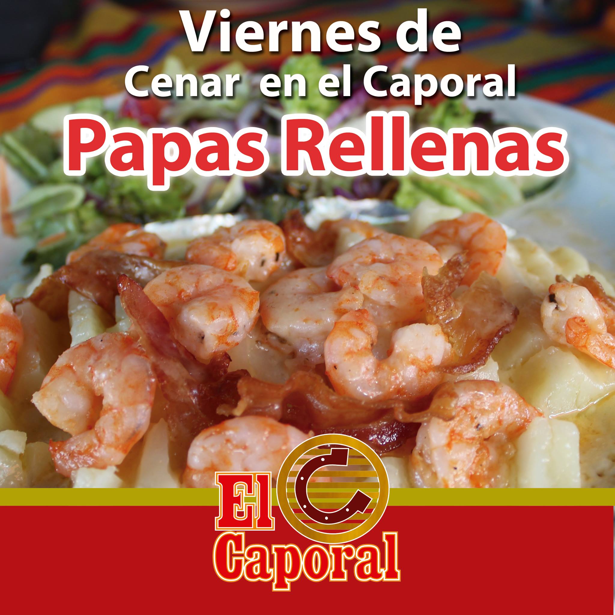 Papa Rellena de Camarón