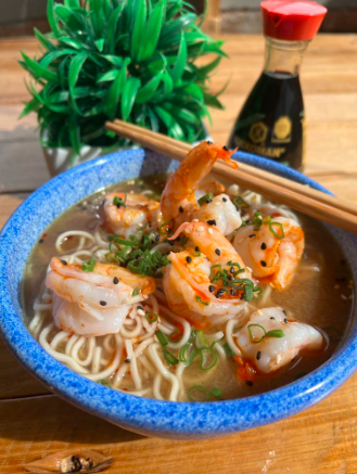 Ramen de Camarón