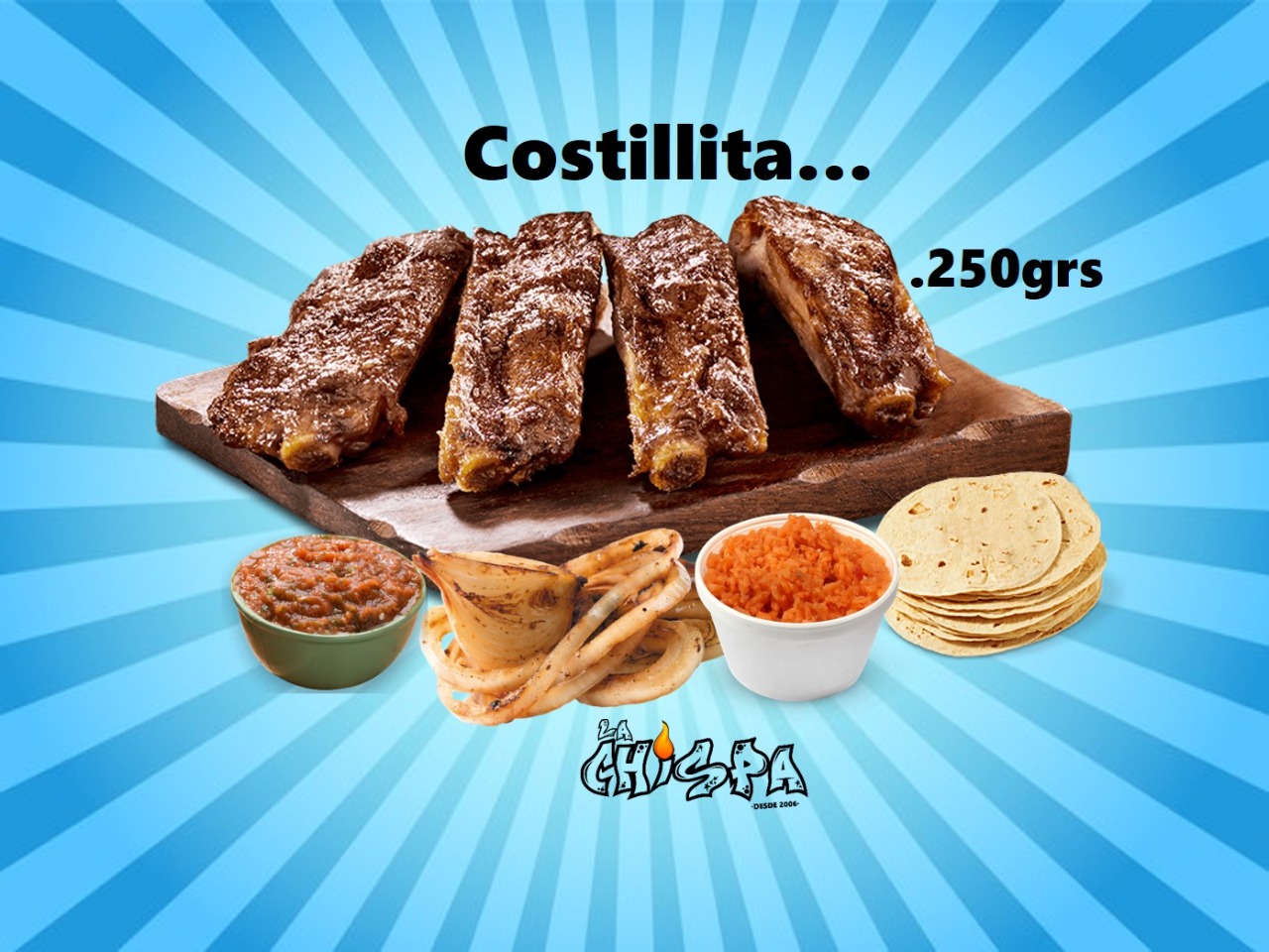 250 Grs de Costilla Asada