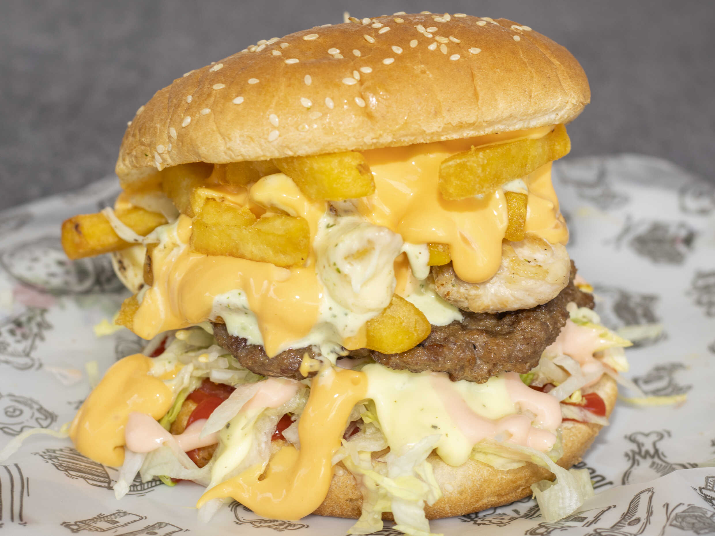 Hamburguesa Tentación en Promo.