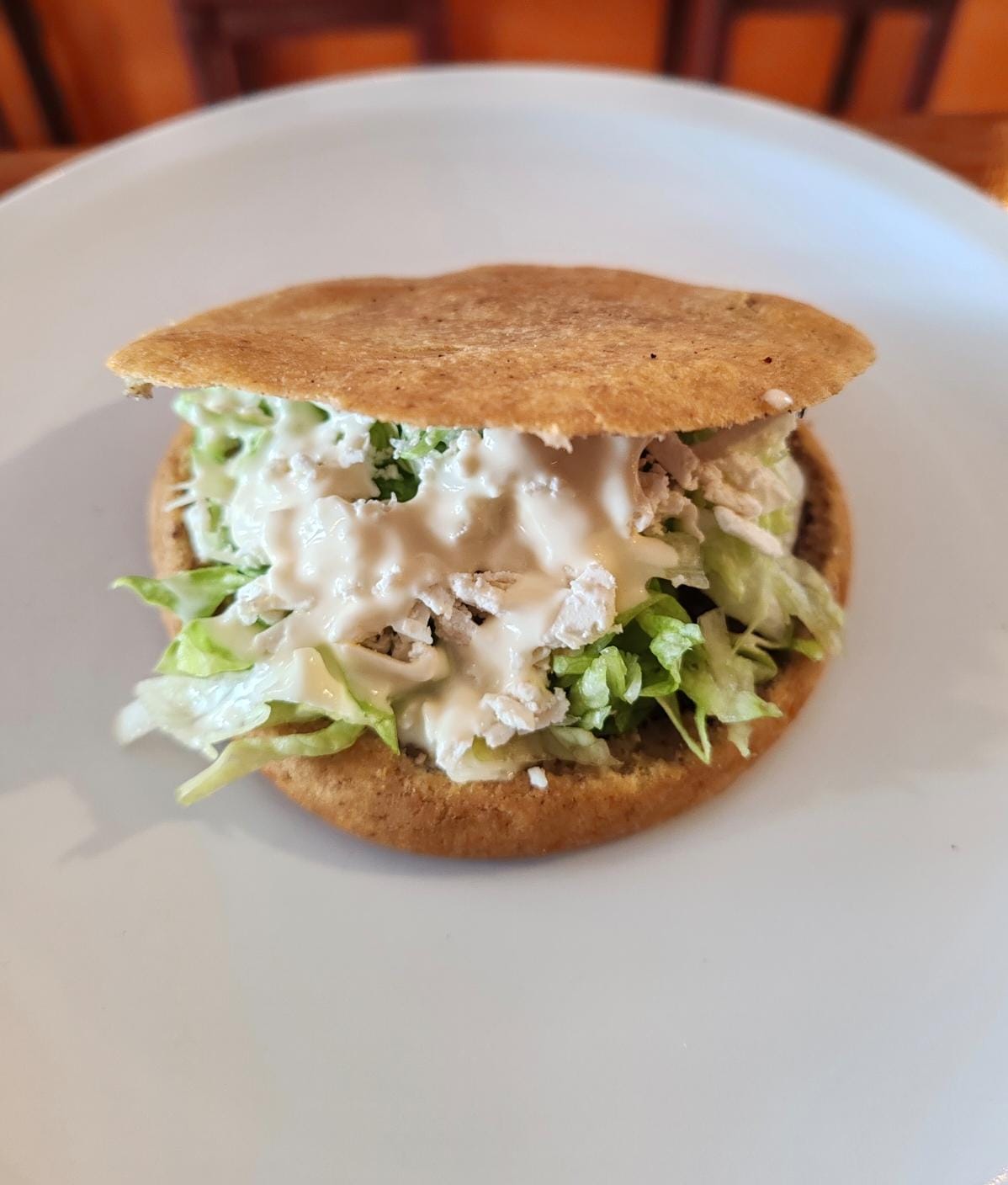 Gordita Rellena de Papas con Longaniza
