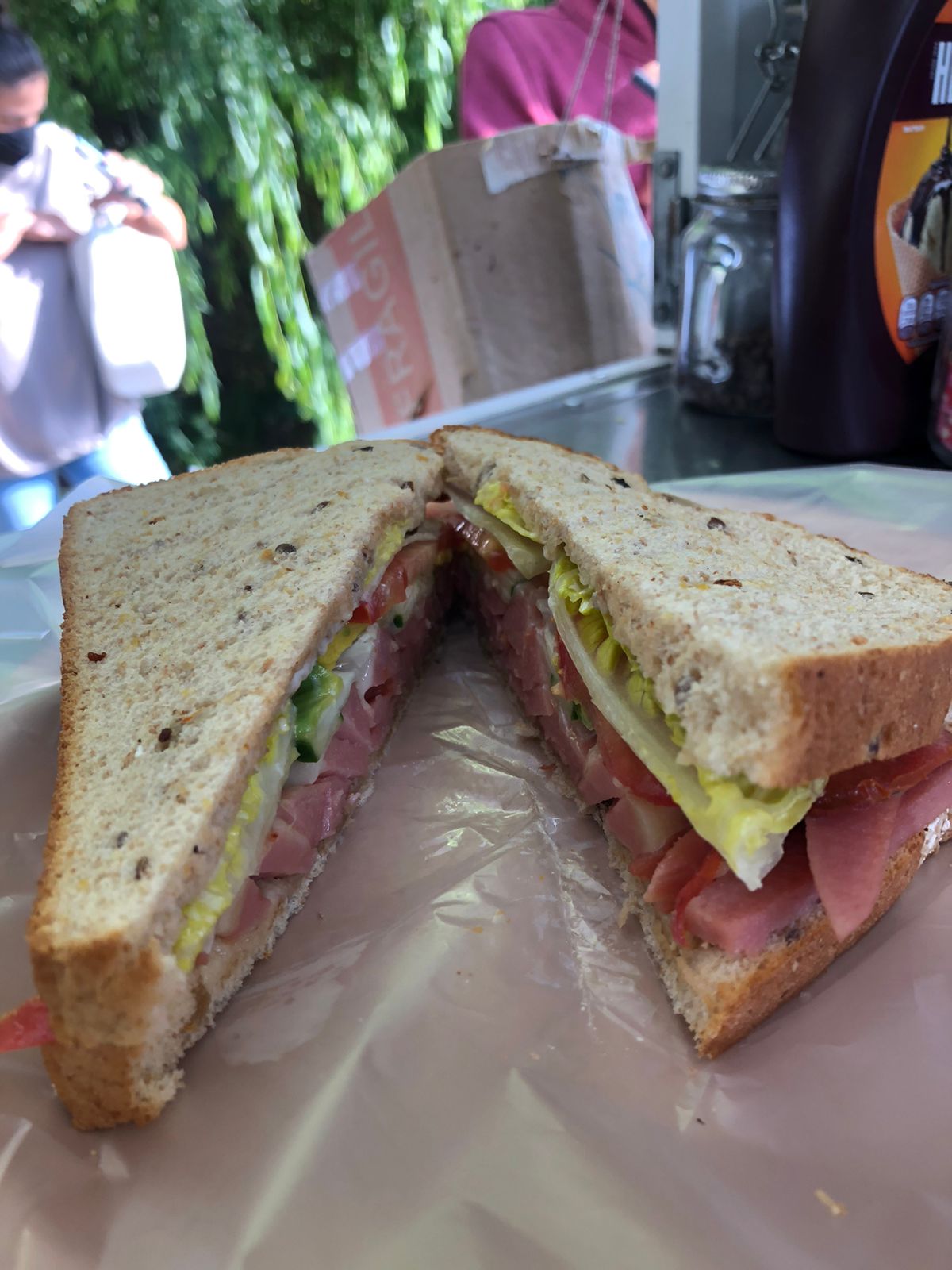 Sándwich Con Salchicha