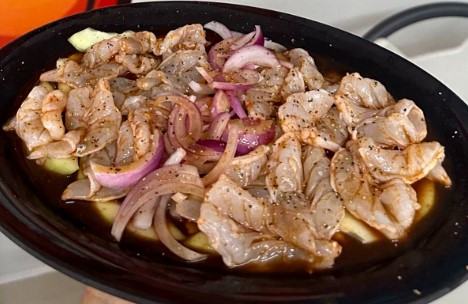Aguachile de Camarón Crudo