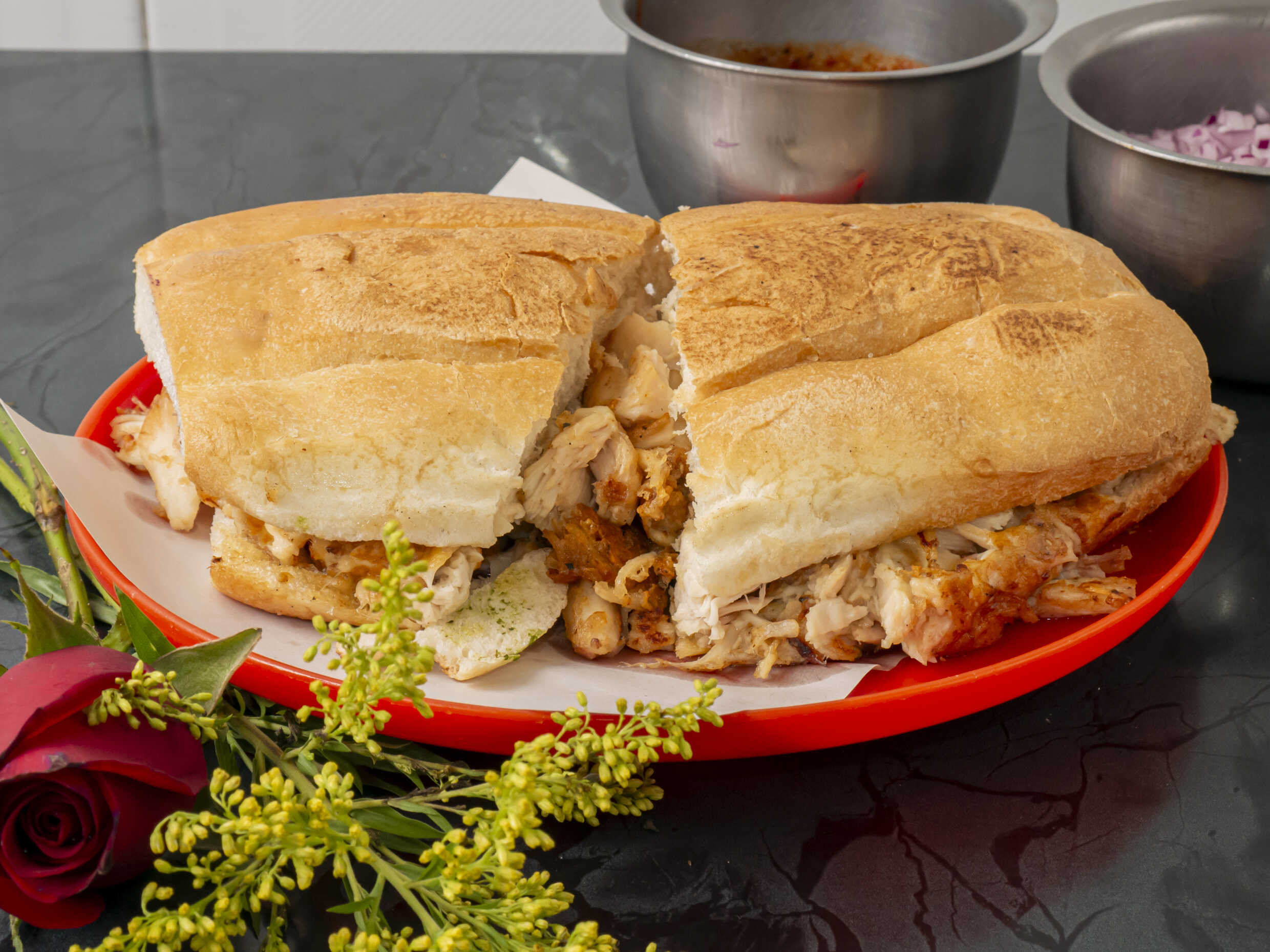 Torta de Pollo con Queso