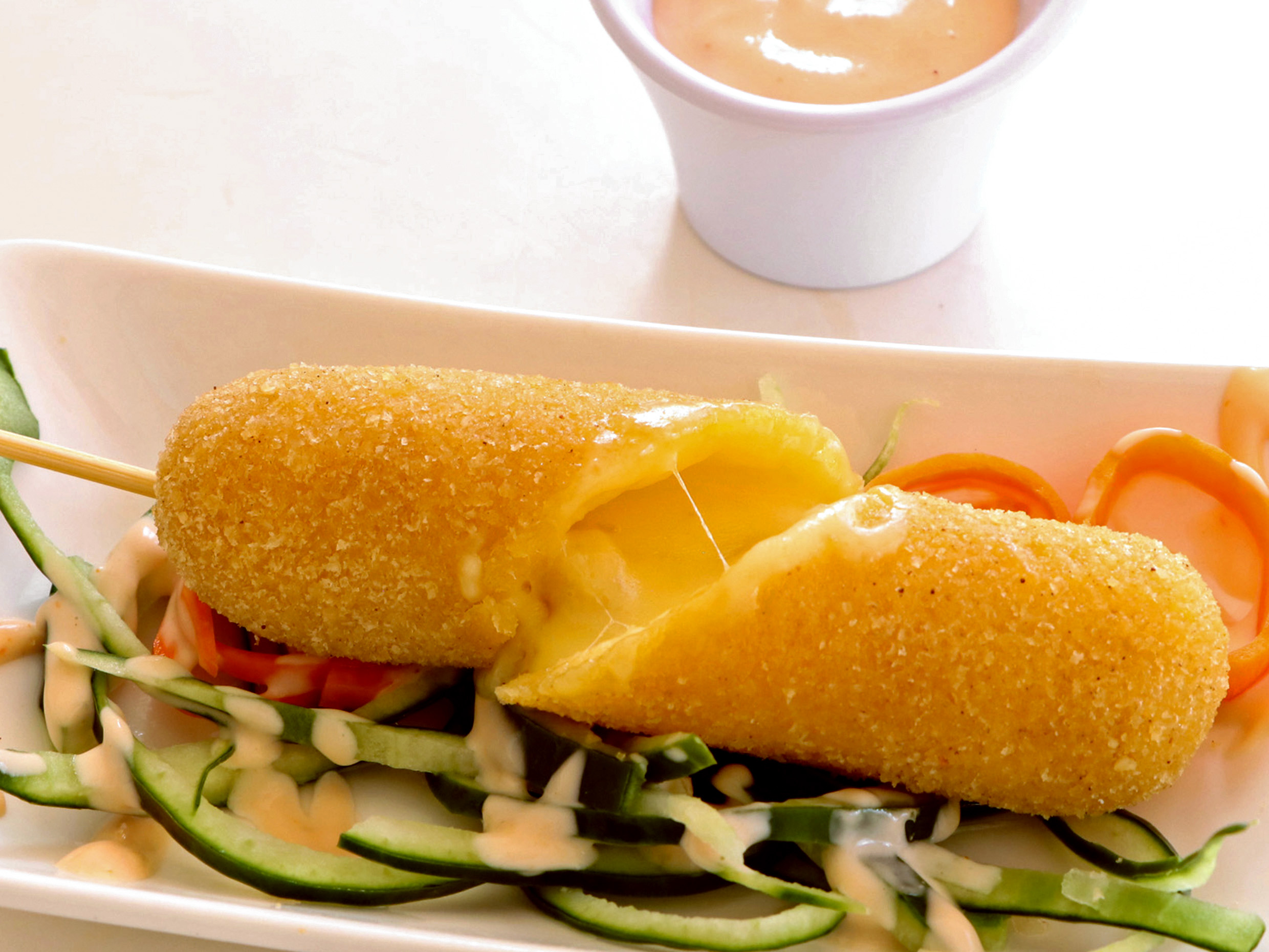 Kushiague de queso manchego