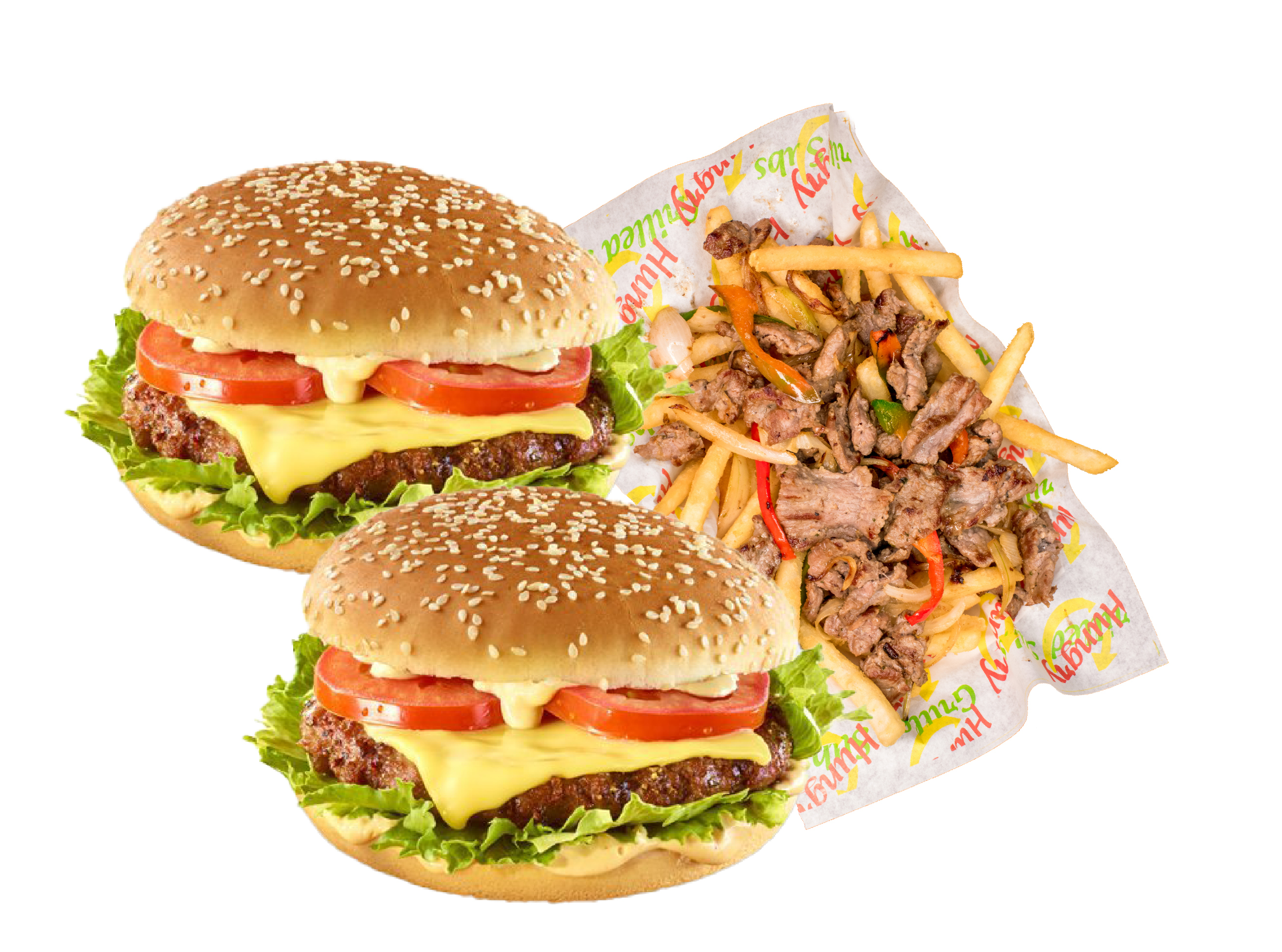 Hungry Cheese Burgers Combo #1