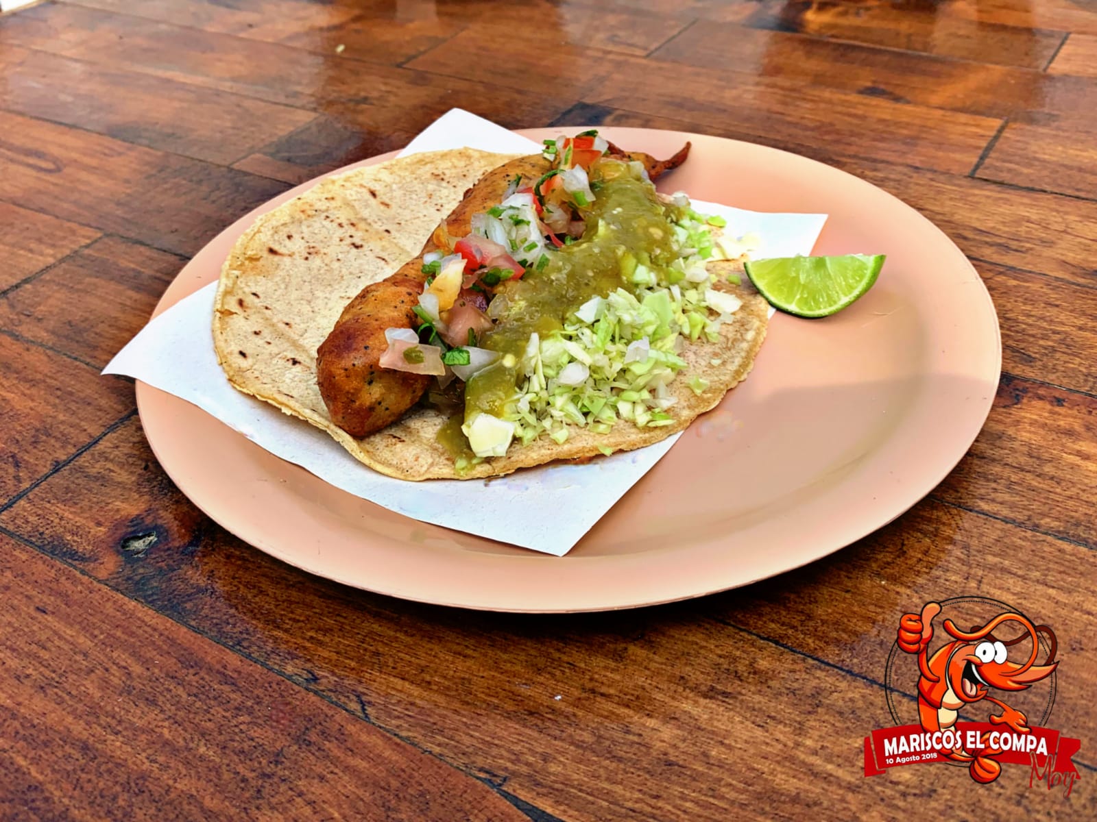 5 Tacos de Pescado + Bebida