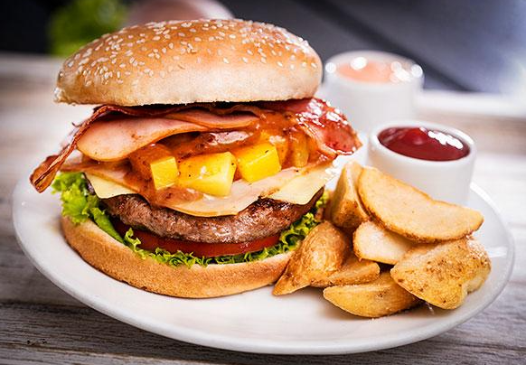 Hamburguesa Hawaiana