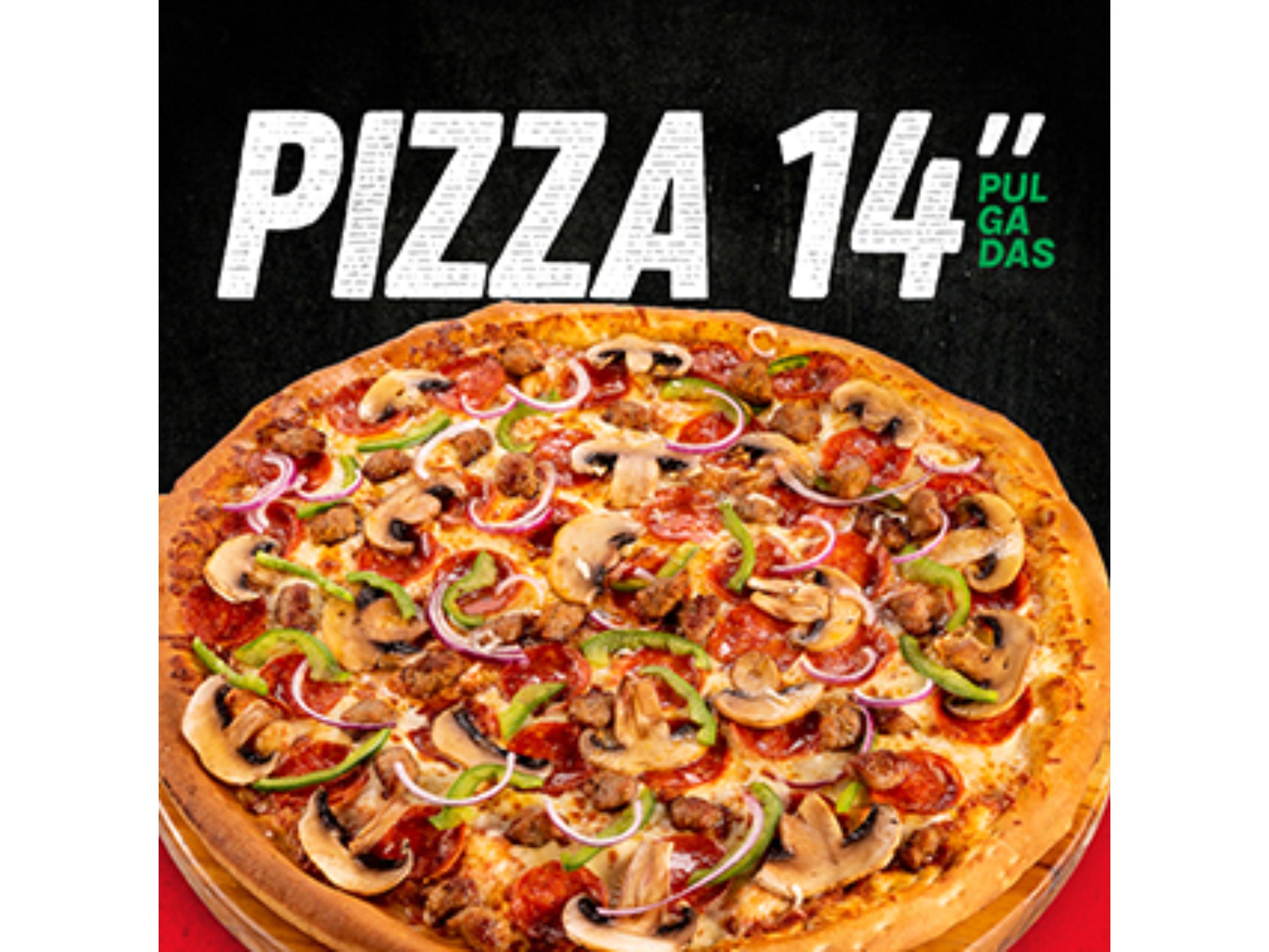 Pizza de 14 Pulgadas 12 Slices