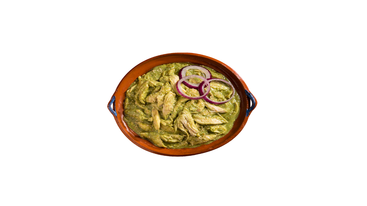 Pollo en Mole Verde 1 Kg.