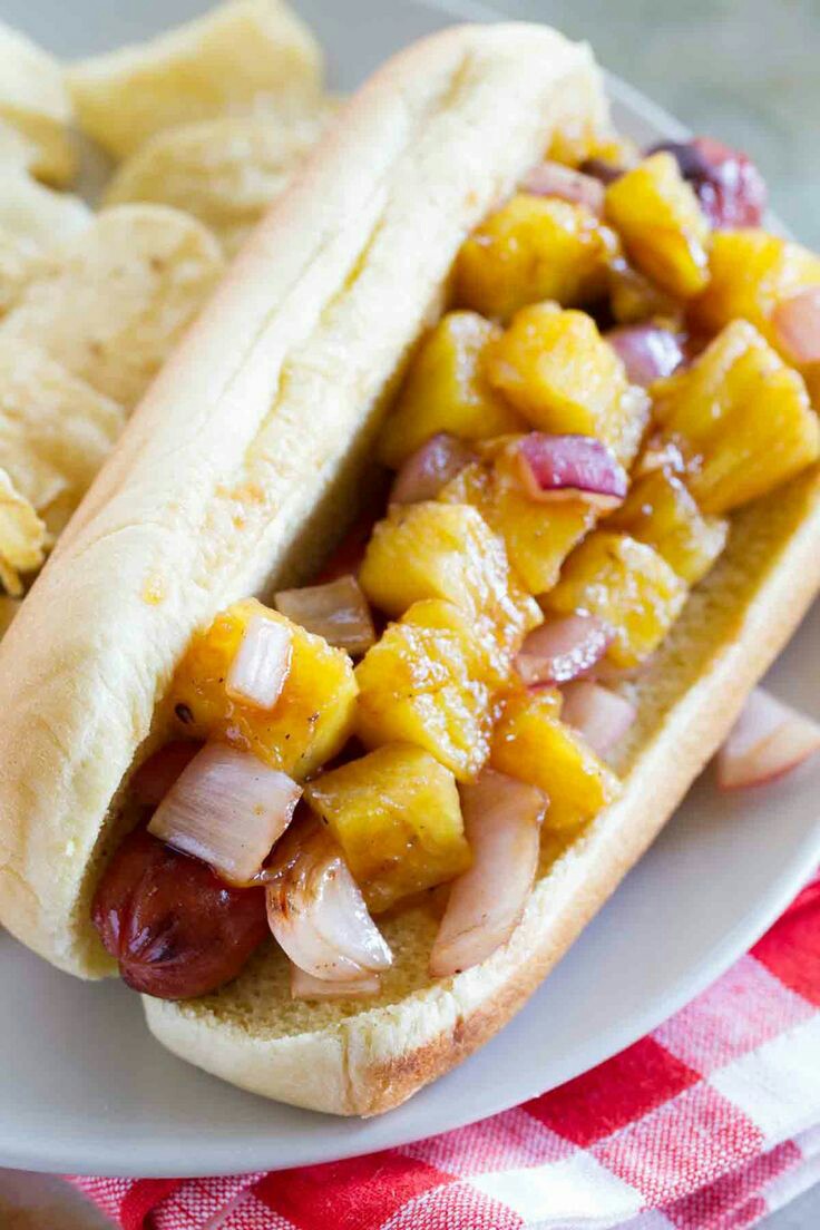 Hot Dog Hawaiano