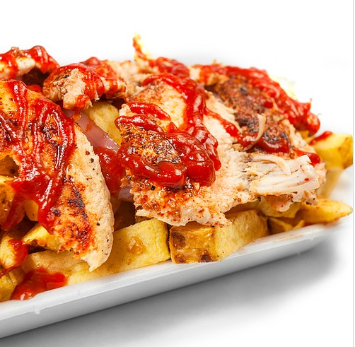 Salchipapa Pollo